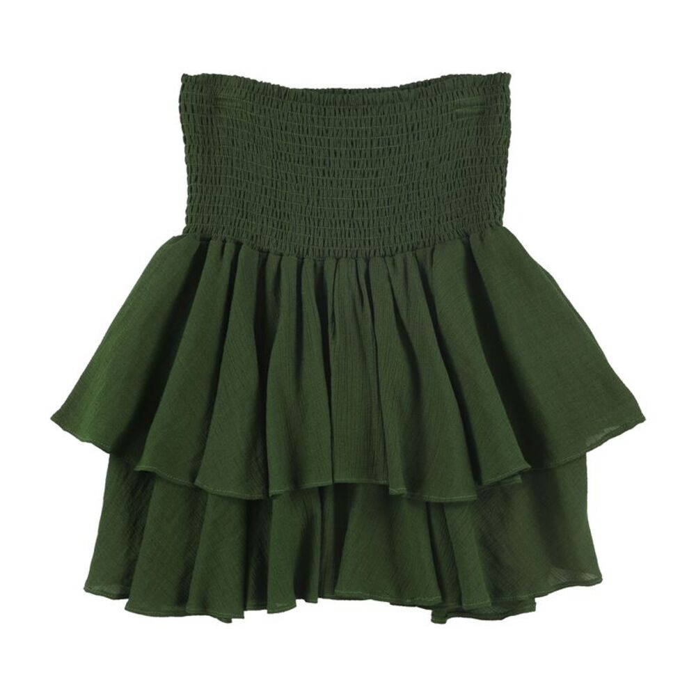 Tags Weekly Womens Ribbed Tiered Skirt, NWT